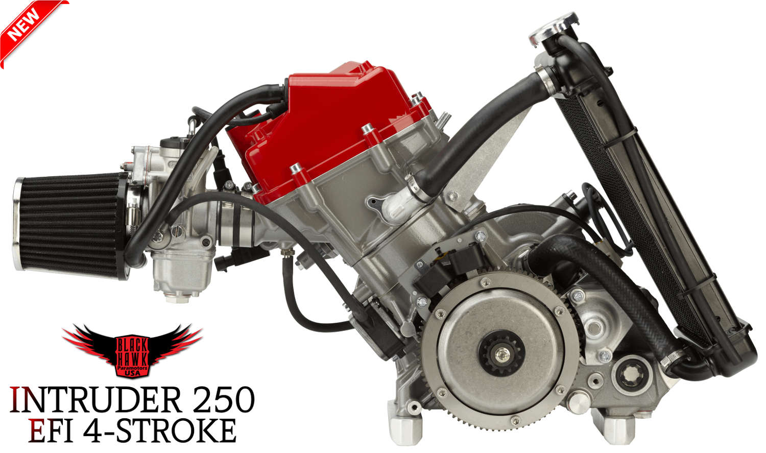 NEW 4-Stroke Paramotor With EFI! BlackHawk's INTRUDER 250 is Here! -  BlackHawk Paramotors USA